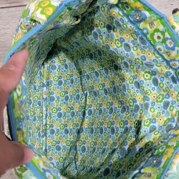 Vera Bradley slim Tote English Meadow double handle quilted retired - Picture 6 of 15